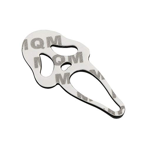 Incognito Screaming Ghost Badge Sticker for All Cars.Bikes, Metal (Black) - Image 2