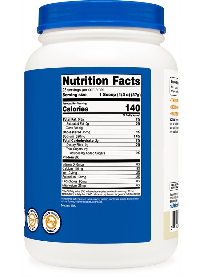 Nutricost Whey Protein Isolate Powder Vanilla 2Lbs - Image 5
