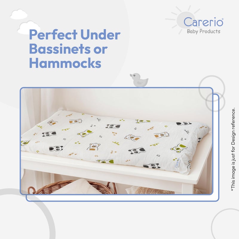 Carerio Newborn Baby Godadi, Soft Mulmul Cotton Baby Bed, Godadi, Crib Sheet, Cartoon Mat Bedding, Multicolor (Medium, Koala Cuddle (03)) - Image 3