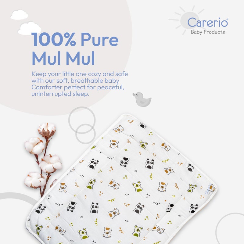 Carerio Newborn Baby Godadi, Soft Mulmul Cotton Baby Bed, Godadi, Crib Sheet, Cartoon Mat Bedding, Multicolor (Medium, Koala Cuddle (03)) - Image 2