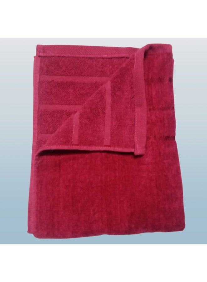 High-quality 3-piece towel set (one side cotton, one side velvet), 50x100 cm - Image 3