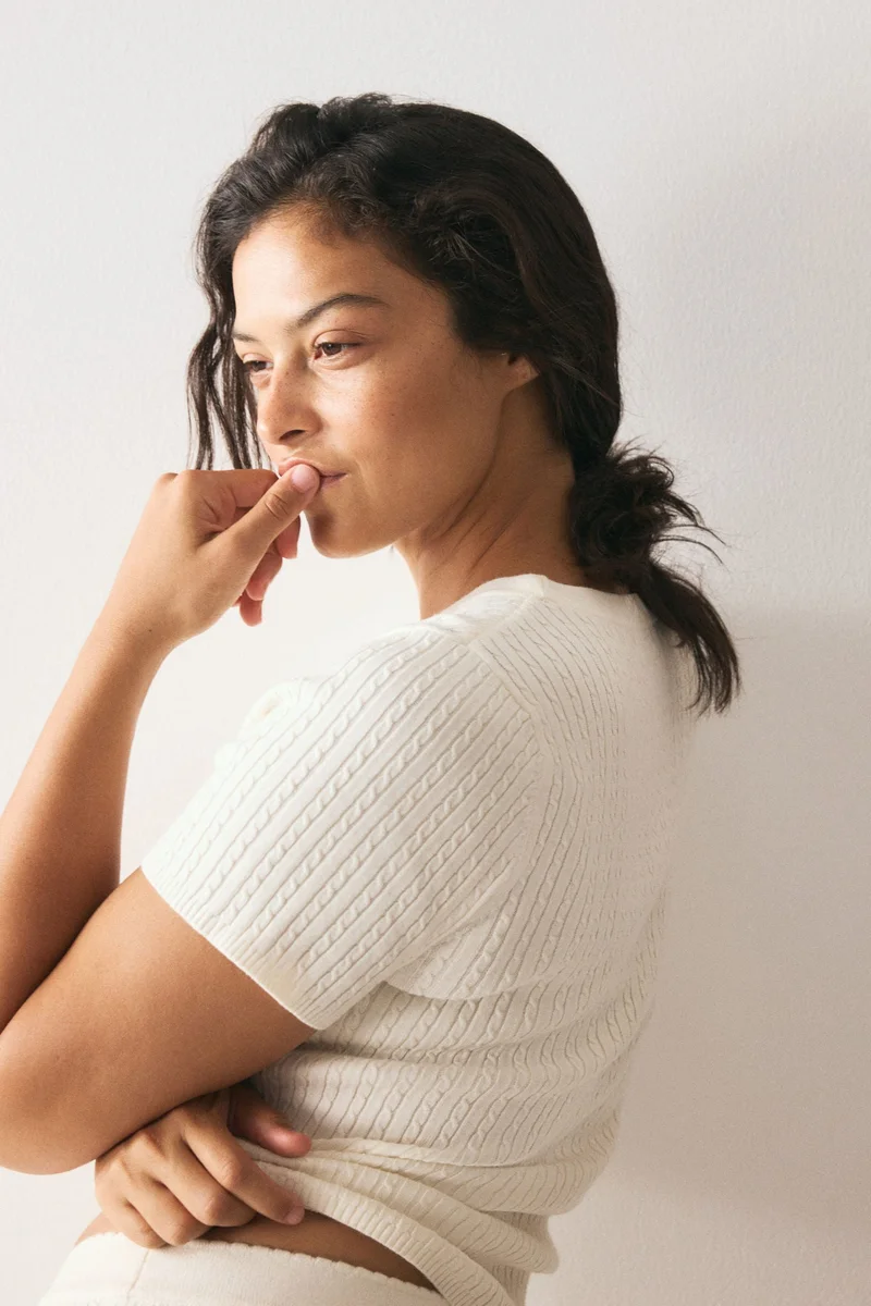 H&M Cable-knit top