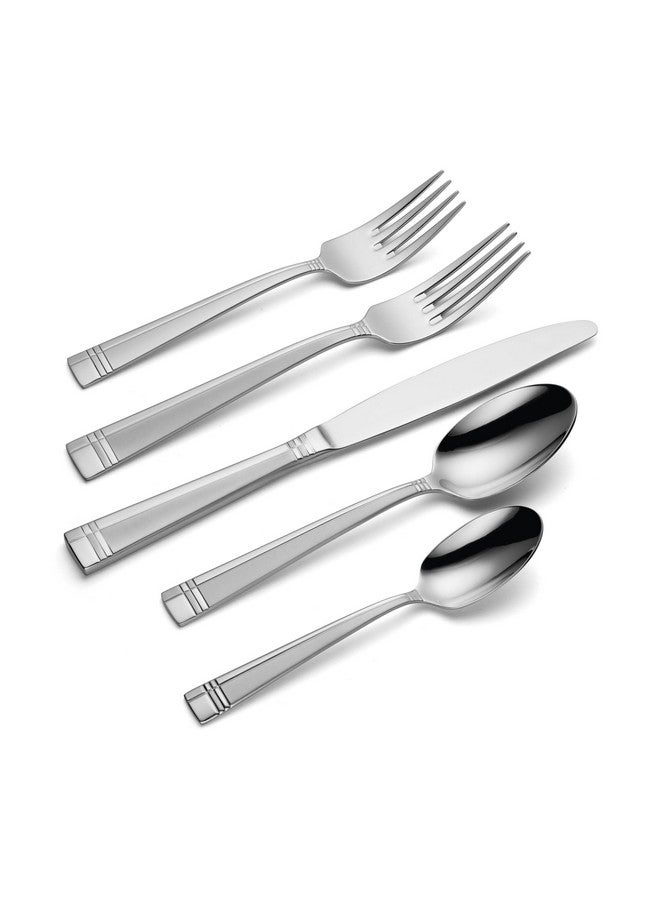 ONEIDA Oneida Amsterdam 45-Piece Flatware Set, Service for 8  - Image 2