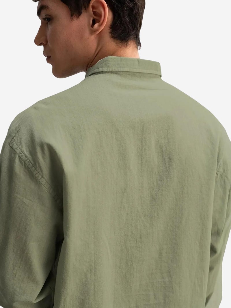 GIESTO Cotton Oversized Button-Up Shirt - Image 3