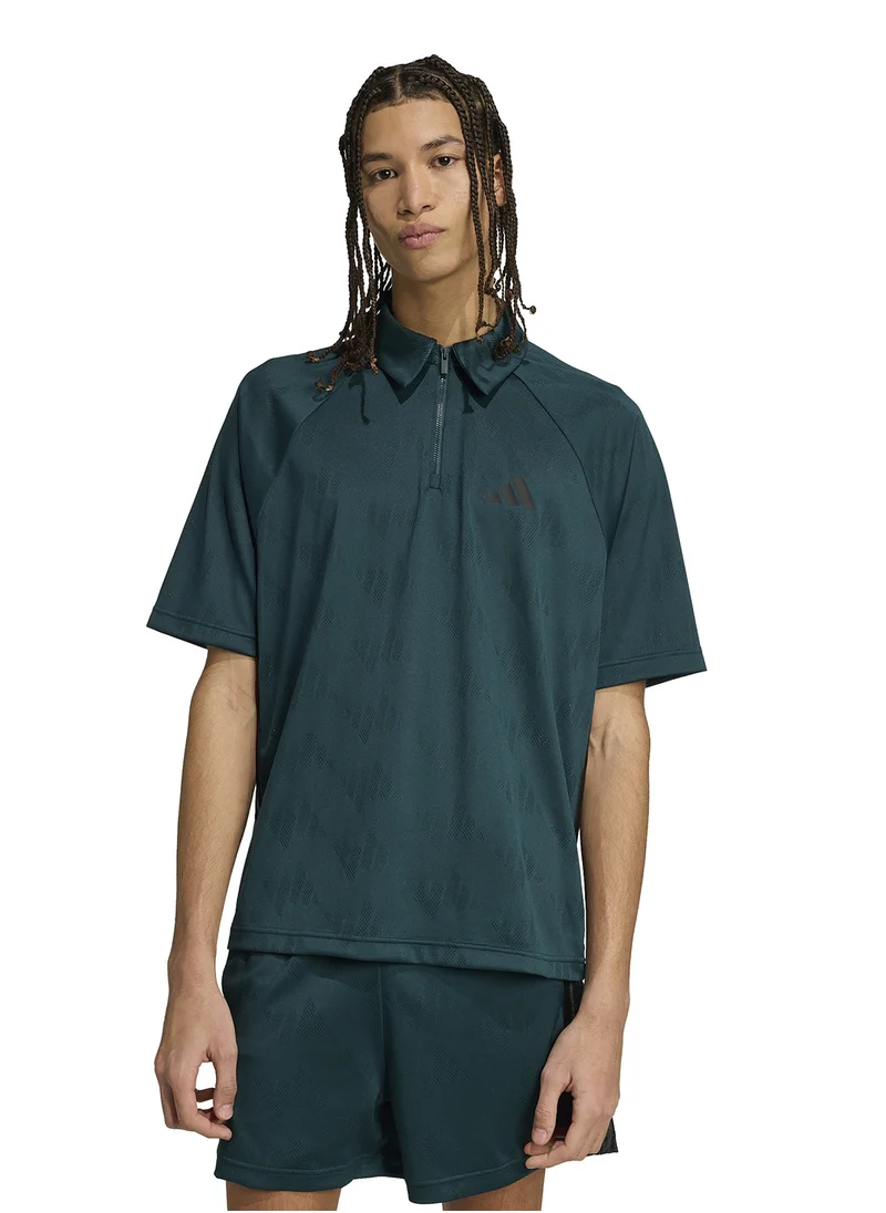 اديداس Stadium Jacquard Polo T-Shirt