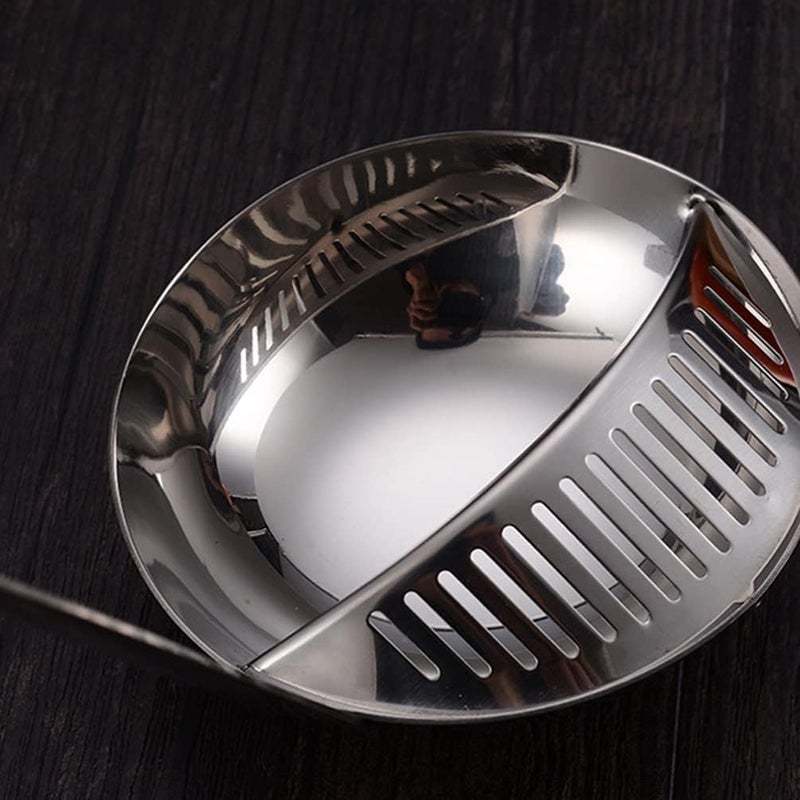 comfrt Oil Filter Spoon Cooking Strainer Hot Pot Filter Stainless Steel Spoon Skimmer Oil Separator Spoon for Kitchen Restaurant - Image 4