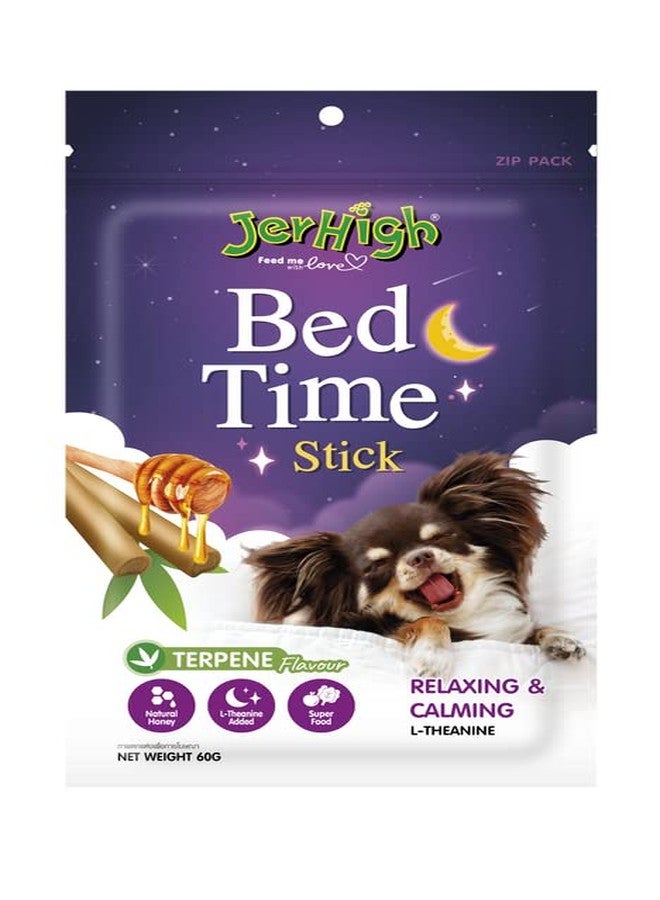 Jerhigh Dog Treat for Relaxing & Calming - Bed Time Stick Added Super Food & Natural Honey Newly Launched (Pack of 12) with Free Milky 20 G by DogsNCats Sold by DogsNCats,All Life Stages