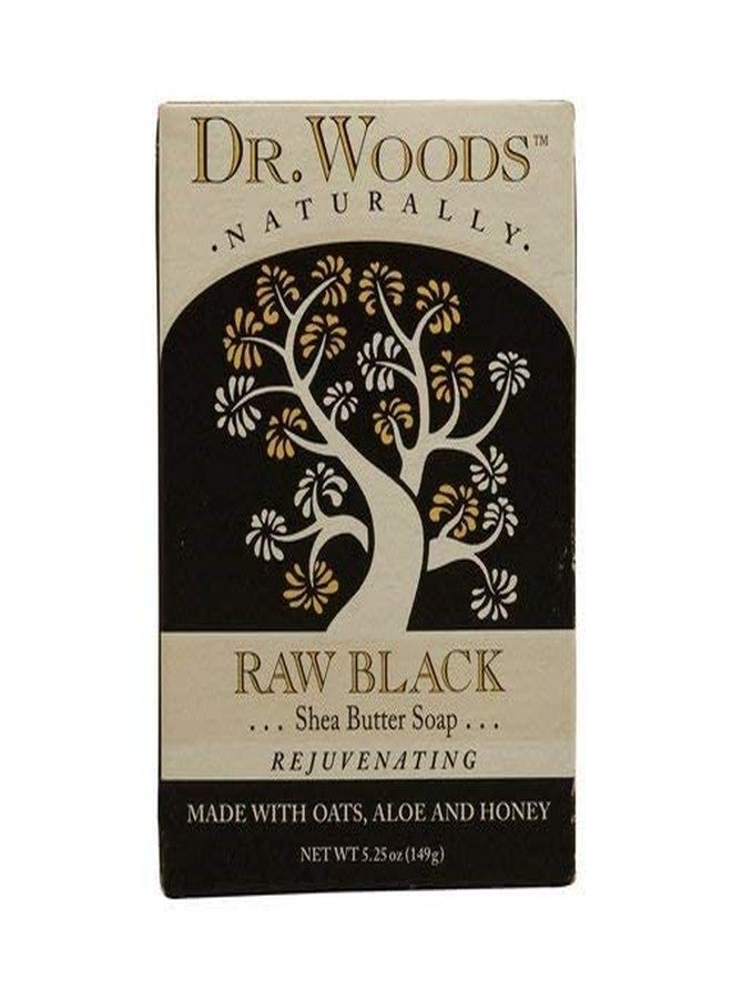Dr. Woods Dr Woods Bar Soap Raw Blk Size 5.25z Dr Woods Bar Soap Raw Blk 5.25z - Image 3