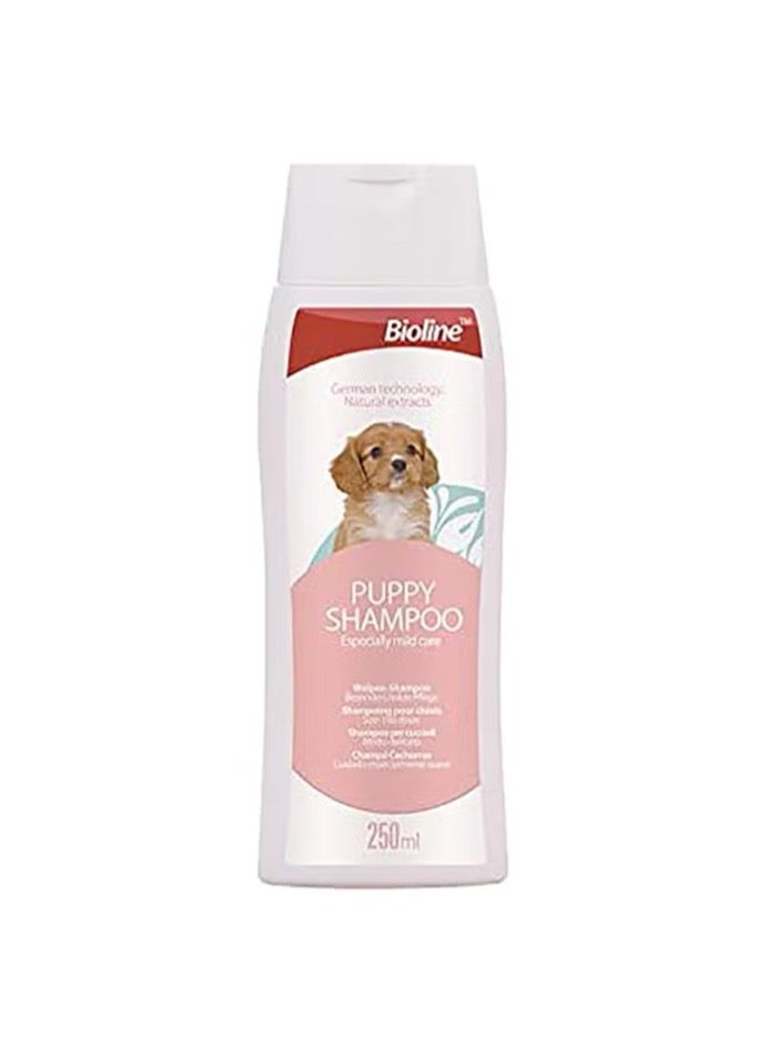 Bioline Puppy Shampoo Provides Particularly Mild Care For Pet’s Coat And Skin Multicolour 250ml - Image 1