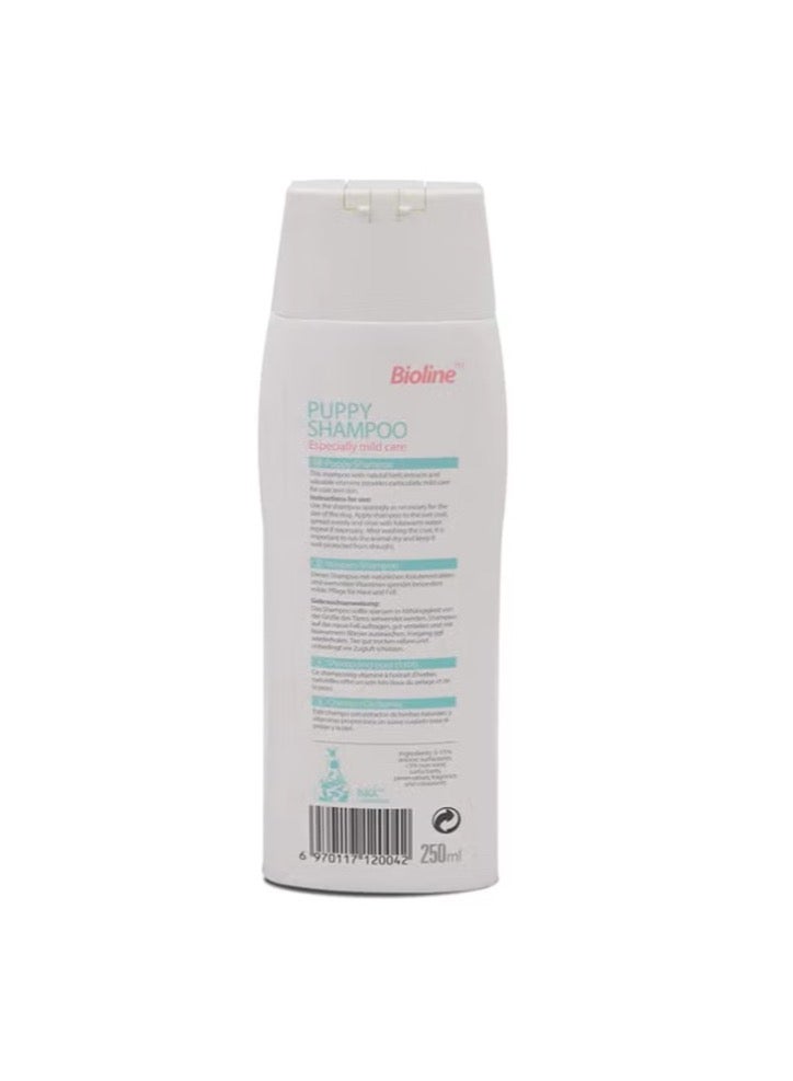 Bioline Puppy Shampoo Provides Particularly Mild Care For Pet’s Coat And Skin Multicolour 250ml - Image 2
