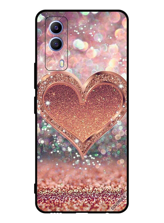 Covernex Protective Case Cover For vivo T1x Glitter Heart - Image 1