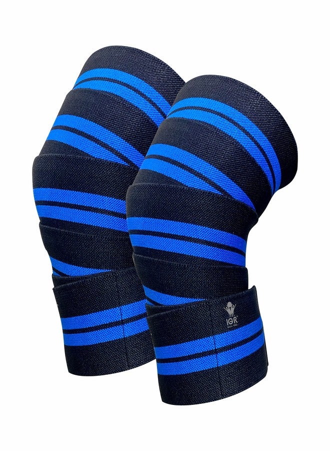 IGR أربطة ركبة IGR (زوج) - طول كل رباط: 39 بوصة للتدريب المتقاطع | تمارين الصالة الرياضية | رفع الأثقال، ضغط ودعم مرن - Image 1