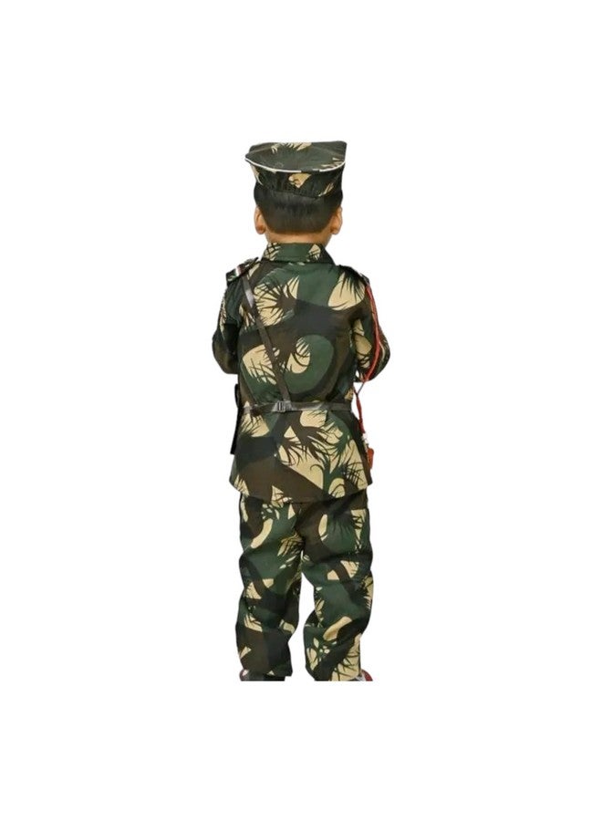 UPTREND VESTURE Kids Indian Army Soldier Costume for Boys & Girls, Police Costume (2-3 YEARS, ARMY)  - Image 3