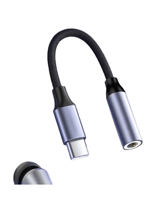 Stiger Type-C To 3.5Mm Audio Adapter For Wired Headphones With Round Hole Interface, Compatible With Apple 16/15, Xiaomi, Huawei, Ipad, Honor - Image 3