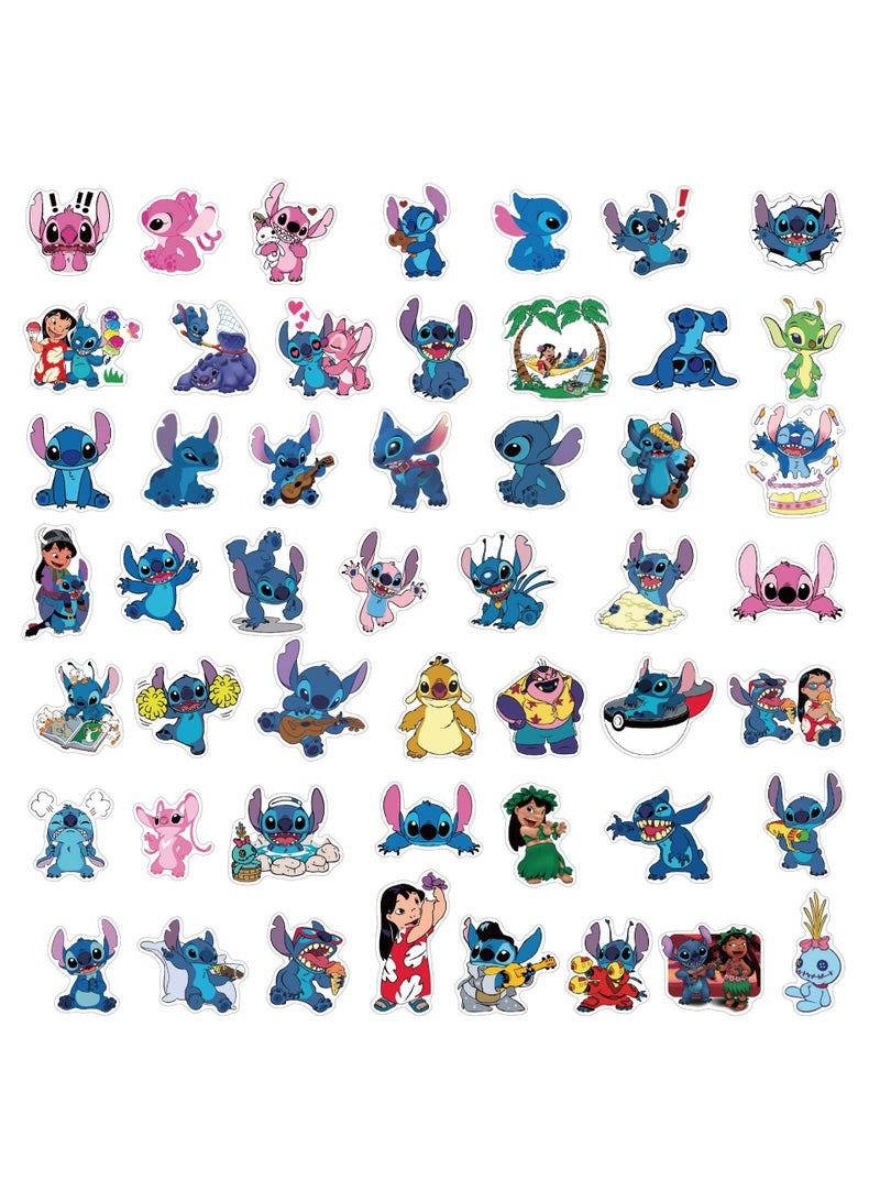 NIBEMINENT 50 Pcs Stilt Deco Kit Waterproof Stickers, High Definition Printing Bright Colors, Suitable for Laptop Skateboard Luggage Water Bottle Guitar DIY  - Image 2