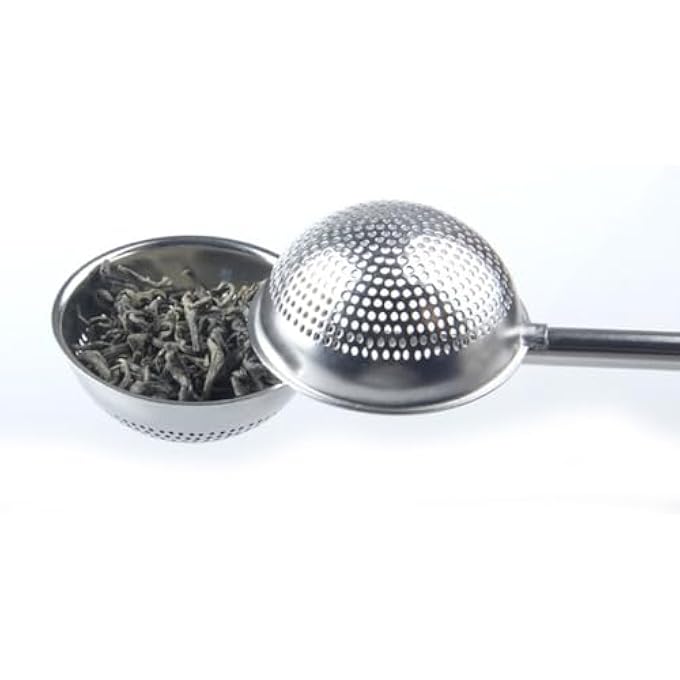 WUZIA 2 Pcs Stainless Steel Tea Ball Infuser With Long Handle For Loose Tea Food Grade Mesh Strainer Retractable Design Fits Mugs  Teapots - Image 3