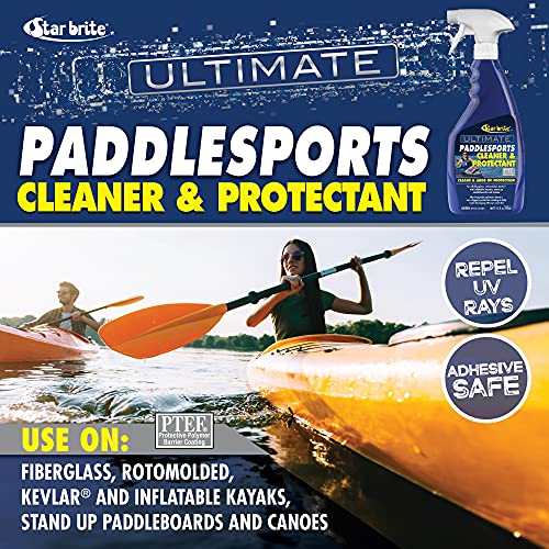 STAR BRITE Ultimate Paddlesports Cleaner & Protectant - Kayak, Canoe, Paddleboard UV Protective Spray - Fiberglass, Kevlar, Plastic Compatible - 22 OZ (096022) - Image 4
