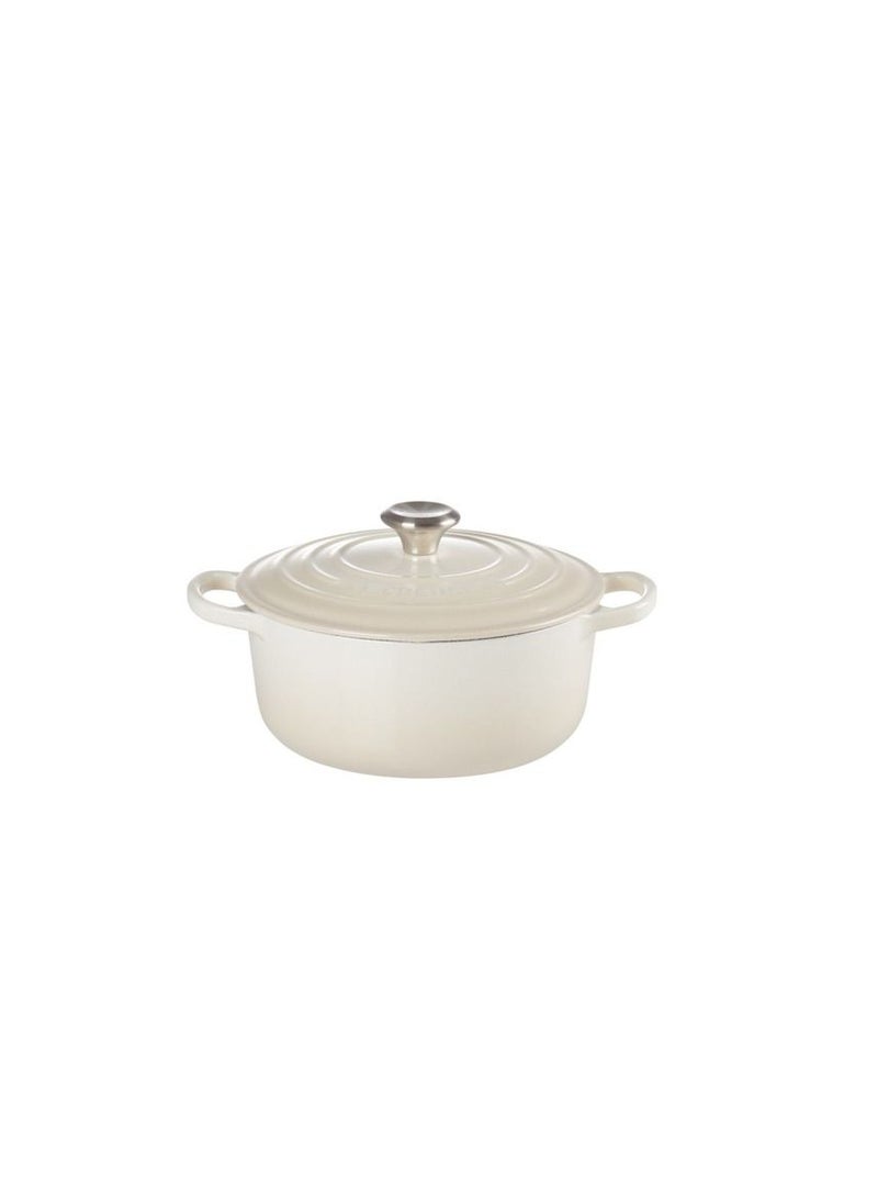 Le Creuset Signature Meringue Cast Iron 24cm Round Casserole