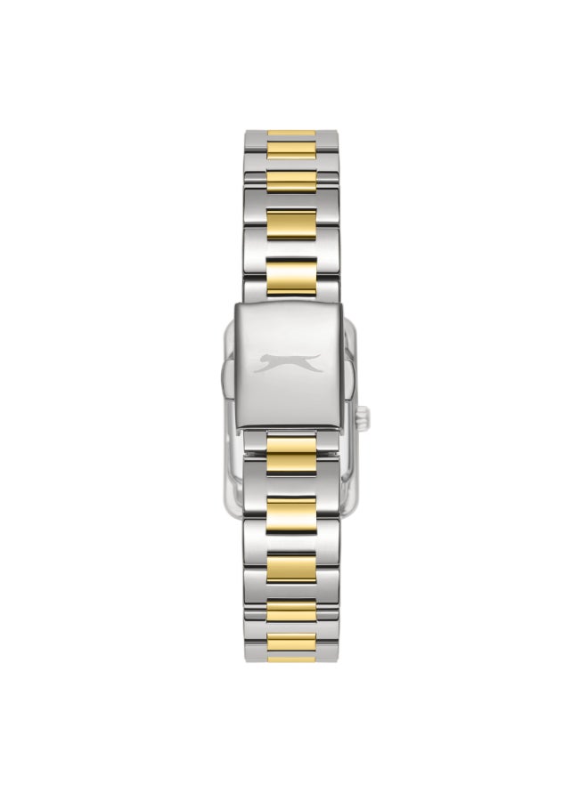 سلازنجر ساعة يد نسائية معدنية بعقارب - Image 4