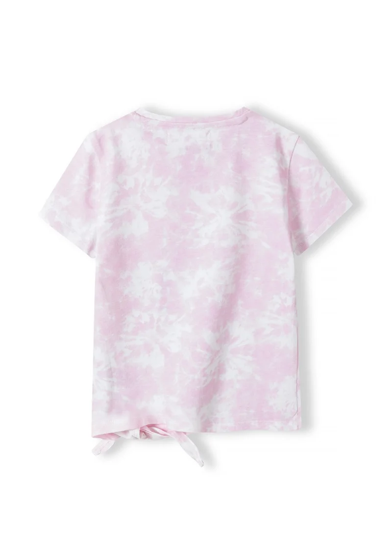 MINOTI Kids Girls Tie Front T-Shirt