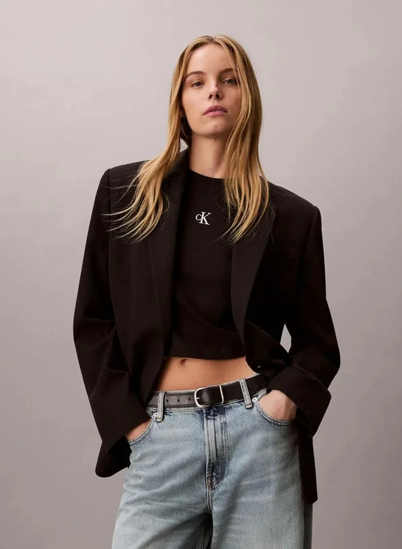 Cropped Monogram T-Shirt