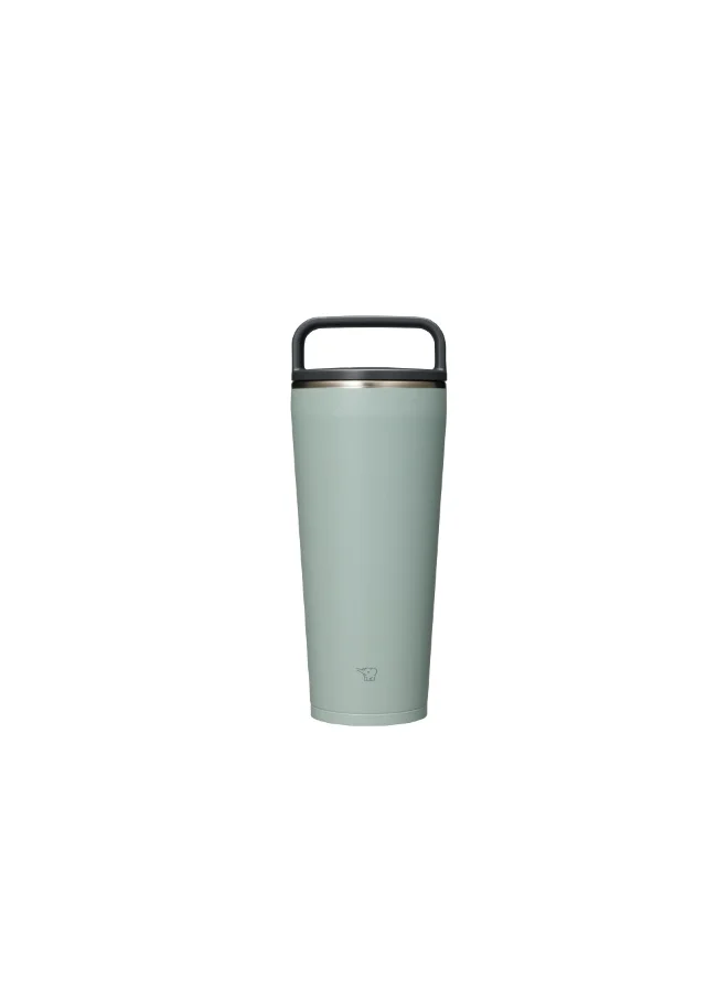 Zojirushi Zojirushi Stainless Steel Vacuum Insulated Carry Tumbler 0.72L,Ash Green (Gm)