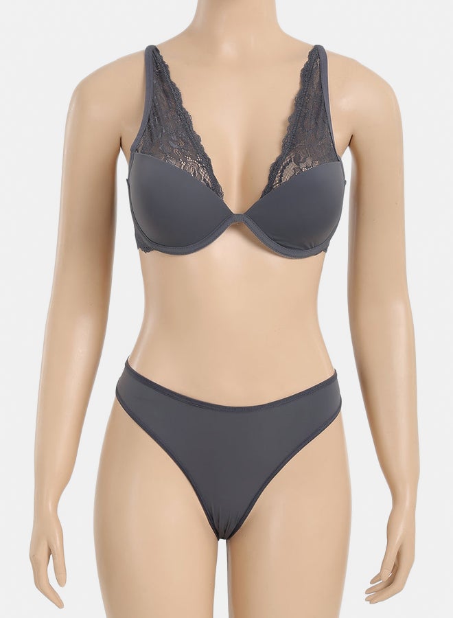Carina Wired Bra with Lace Panty Set  - Image 1