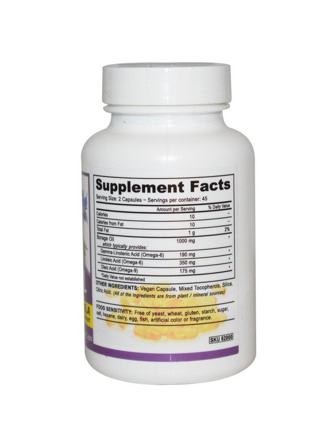 Deva Vegan Borage Oil 500 Mg 90 Vcaps - Image 3