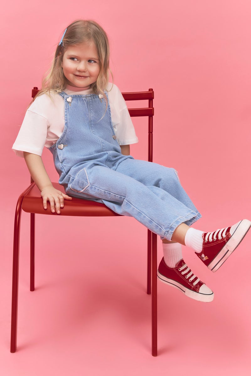 DeFacto Blue BabyGirl Baby Girl Cotton Jumpsuit Casual - Image 2