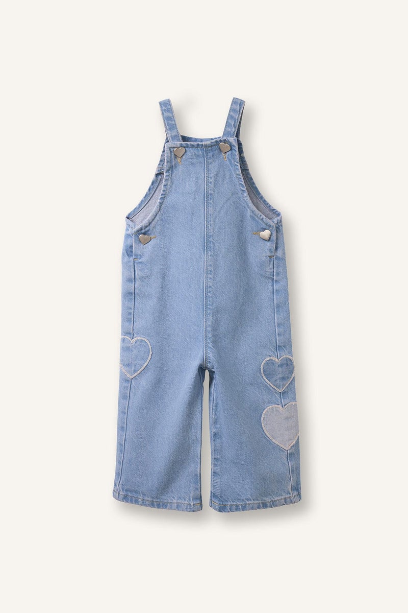 DeFacto Blue BabyGirl Baby Girl Cotton Jumpsuit Casual - Image 4