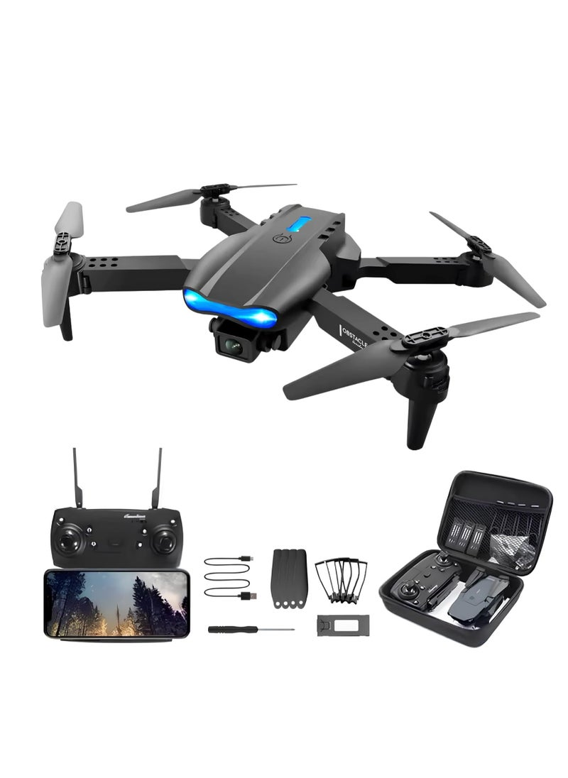 Generic E99 PRO Drone with 4K HD Dual Camera – Foldable, Obstacle Avoidance, Height Keep, Mini Drone for Aerial Photography, HD Footage, Compact Design  - Image 1