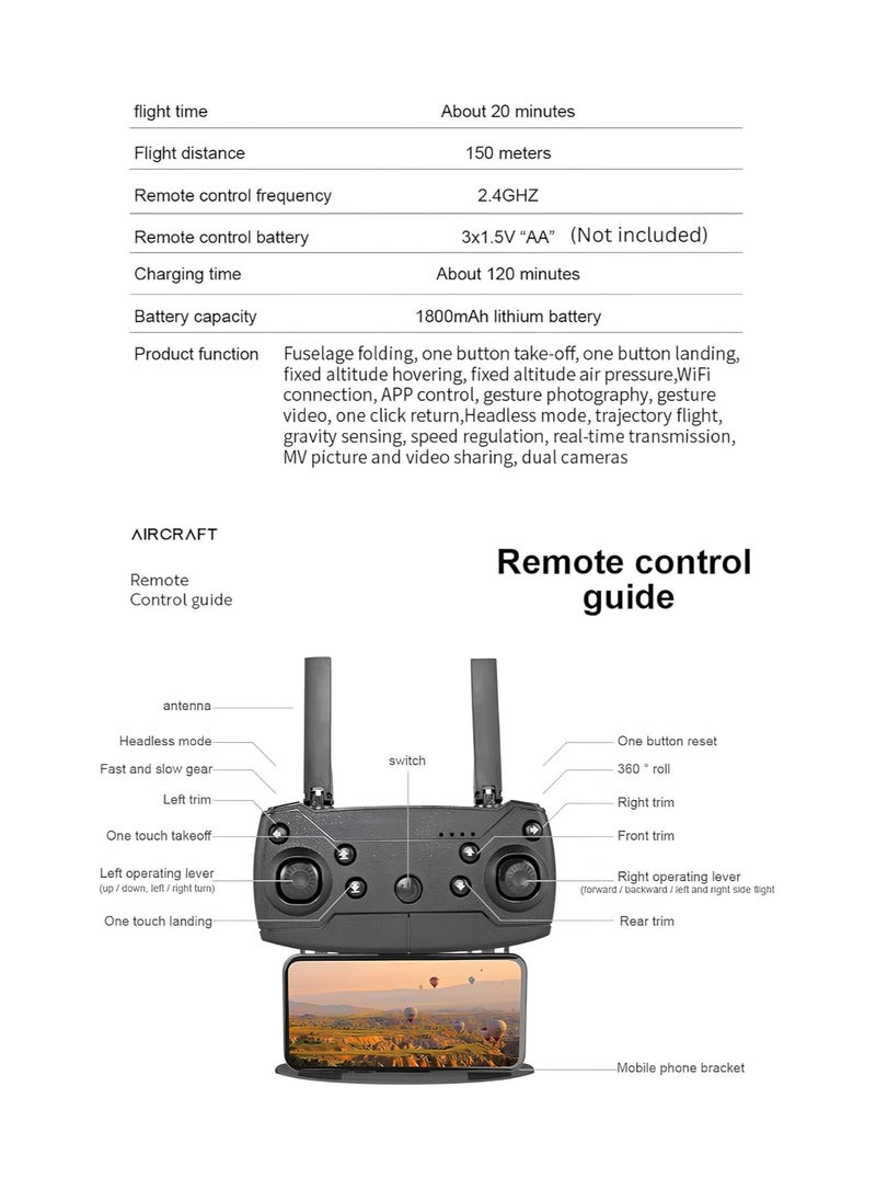Generic E99 PRO Drone with 4K HD Dual Camera – Foldable, Obstacle Avoidance, Height Keep, Mini Drone for Aerial Photography, HD Footage, Compact Design  - Image 5