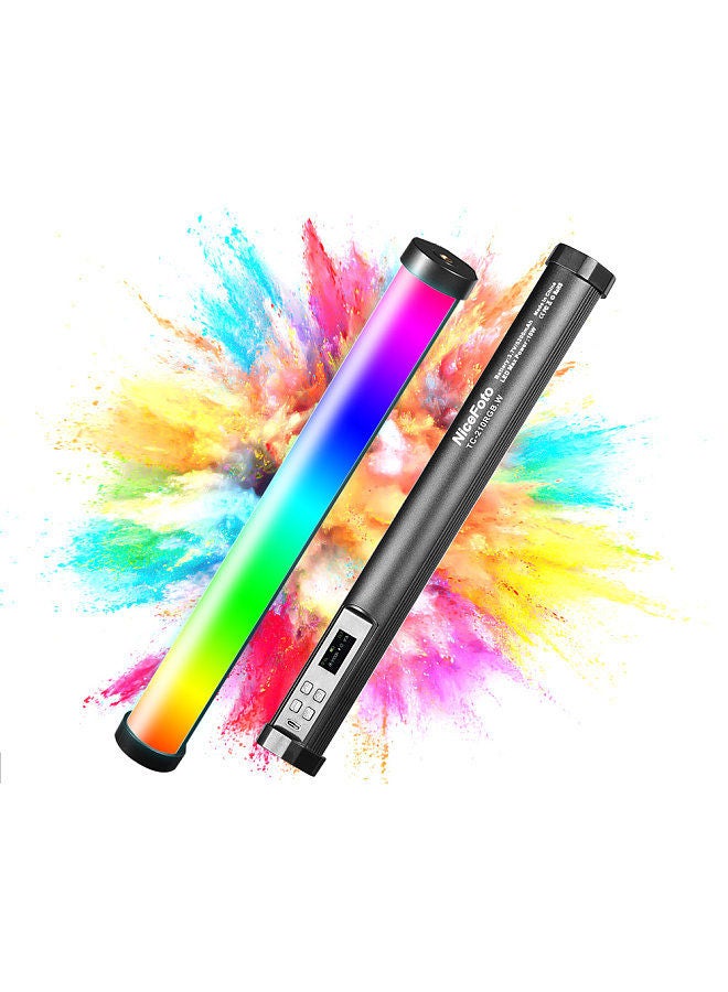 NiceFoto LED Full Color Light Tube Portable Fill Light Wand Stick with Bi-Color Temperature 2500K-9900K Stepless Dimmable Brightness 21 Kinds Dynamic Scene Special Effects CRI≥95 - Image 3