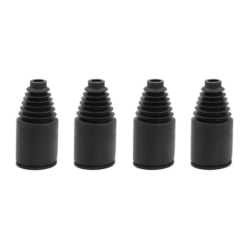 FLMLF RC Axle Boot 4PCS Quality Plastic 23 x 47mm Shock Boot Black HalfShaft Dust Cover for 15 RC Remote Car Hpi Baja Rovan King Motor 5B 5T 5SC - Image 3