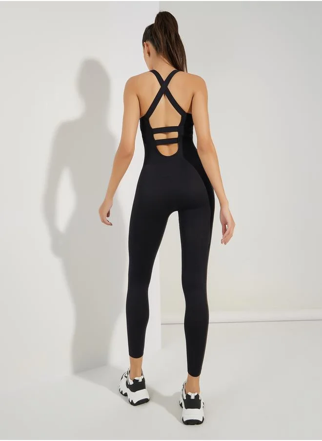 Styli Multi Strap Cross Back Unitard