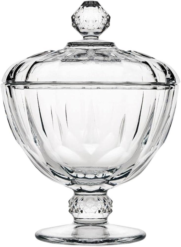 Paşabahçe صندوق حلوى باساباهتشي الماسي 111 مم – صندوق تخزين زجاجي GB - Image 2