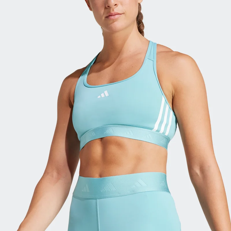 Adidas Powerreact Training Medium Support Hyperglam Bra