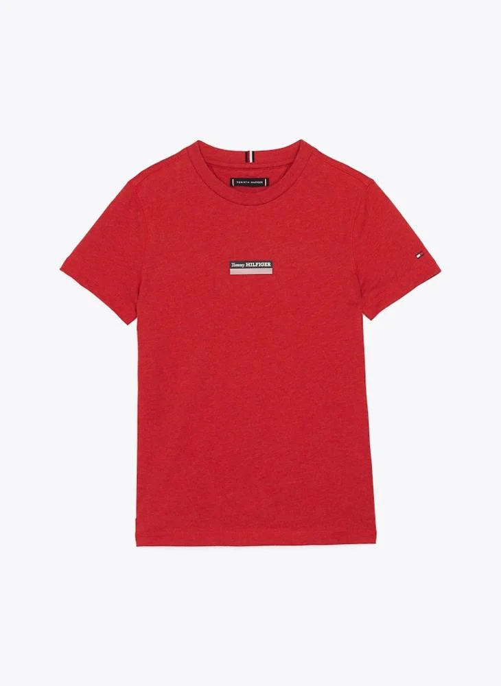 تومي هيلفيغر Kids Monotype Essential Regular T-Shirt