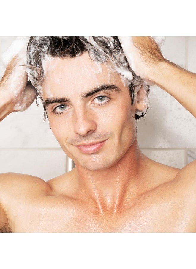 HOMMEFACE HommeFace 2-in-1 Hair Strengthening Shampoo + Conditioner for Men, 16.9 Fl. Oz. - Hair Thickening, Scalp Exfoliating, Volumizing for Reduced Shedding, Density & Shine  - Image 5