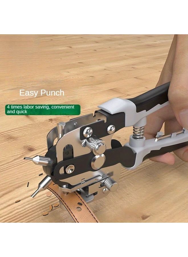 كماشة متعددة الاستخدامات لثقب ستة فتحات، أداة يدوية متينة لأعمال الحرف اليدوية DIY - Image 5