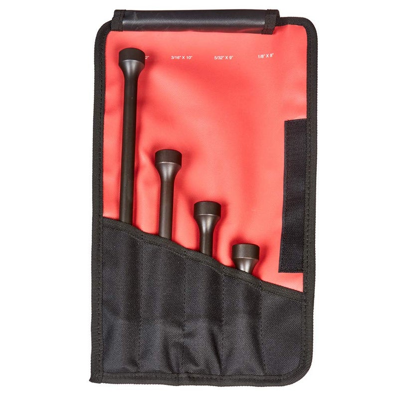 Mayhew Tools 32025 Pneumatic Hammer, 4-Piece Set, Black Oxide Finish - Image 1