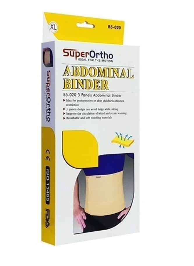 SuperOrtho Super Ortho Abdominal Binder 3 Panel Large  B5-029 