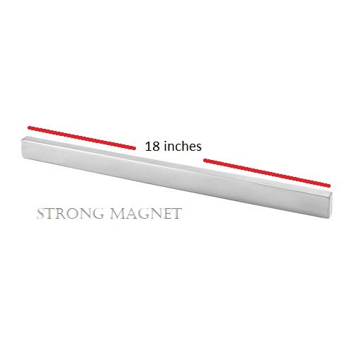 FTE Long 18 inch Strong Grip Stainless Steel Magnetic KnifeTool Holder Strip Heavy Duty Magnet Strip for All purose for Your Kitchen or Store - Image 5