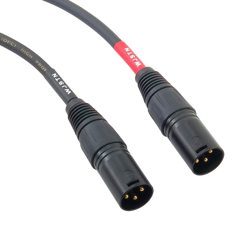Suanqi RCA to XLR Cable, XLR Male to RCA Male Audio Adapter Cable, 4N OFC 20AWG Shielded Twisted Pair Oxygen-Free Copper Braid Conductors, 2Pack (8 inches) - Image 4