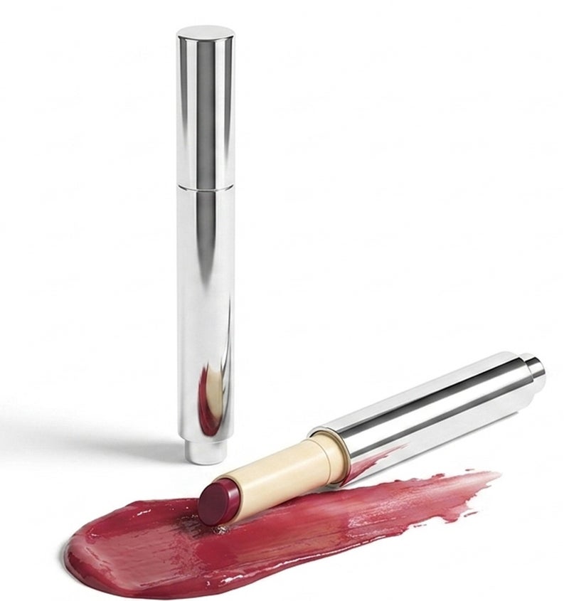 Gege bear Glossy Lipstick Hydrating Lip Gloss Stick High Shine Non Sticky Long Lasting Tinted Lip Balm Glass Lip Effect for Women Daily Makeup 01 Clear Peach Dew - Image 1
