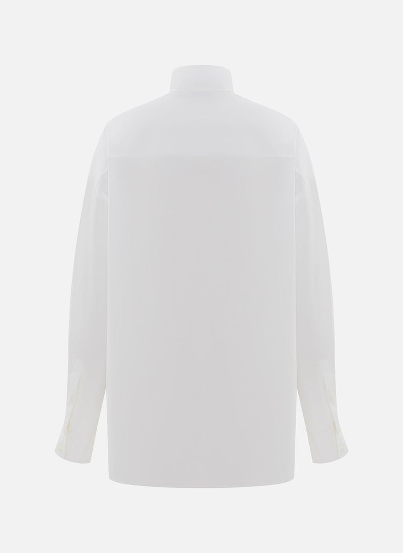 Lichi Loose fit shirt with a stand-up collar - Image 3