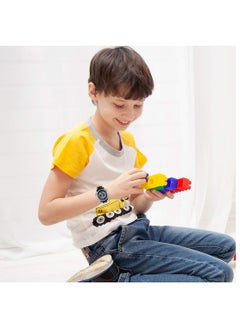 SYOSI Kids Digital Luminous Watches for Girls Boys 3D Cartoon 7 Color Lights Waterproof Sport Outdoor LED Electronic Wrist Watch with Alarm Stopwatch Wristwatch 3 to 12 Years Children  - Image 2
