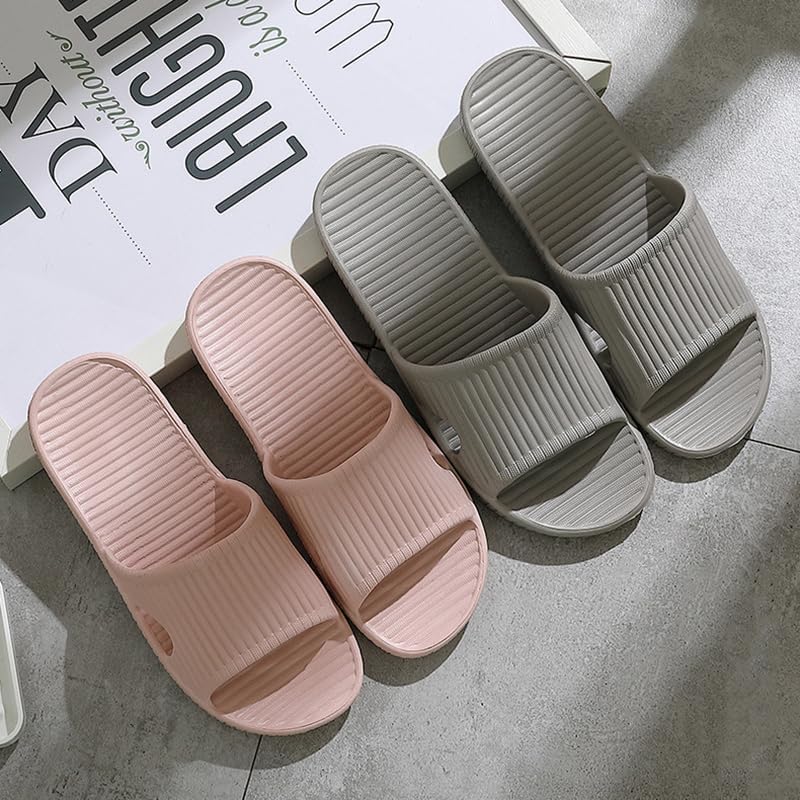 AioTio Slippers for Women and Men Anti-Slip Quick-Dry Lightweight Indoor Outdoor Bathroom Pool Sandals with Flexible Comfort - Image 2