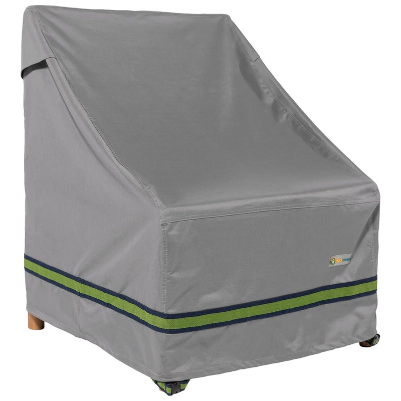 DUCKCOVERS Soteria WaterResistant 32 Inch Patio Chair Cover Outdoor Chair Covers