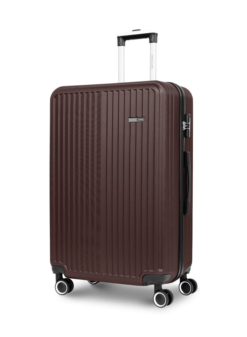 PARAJOHN Popglide Series Set of 2 Luggage | Lightweight Small 10KG & Large 30KG ABS 4 Wheels Trolley Hardsided Travel Suitcase - Coffee - Image 2